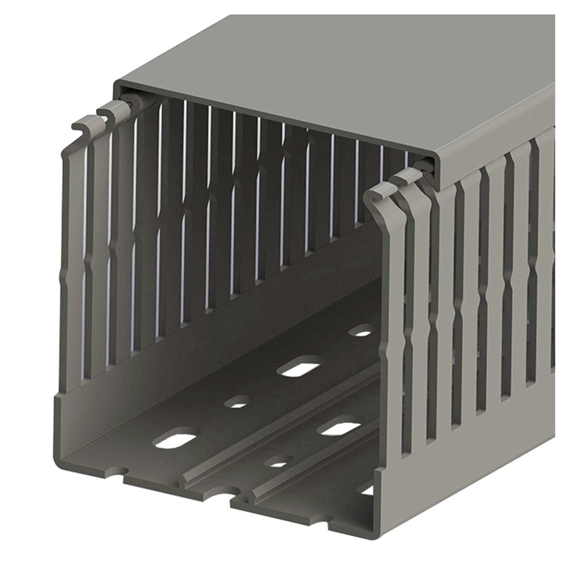 Kabelkanal PVC grau (VK-GN) / 80x80mm (BxH)