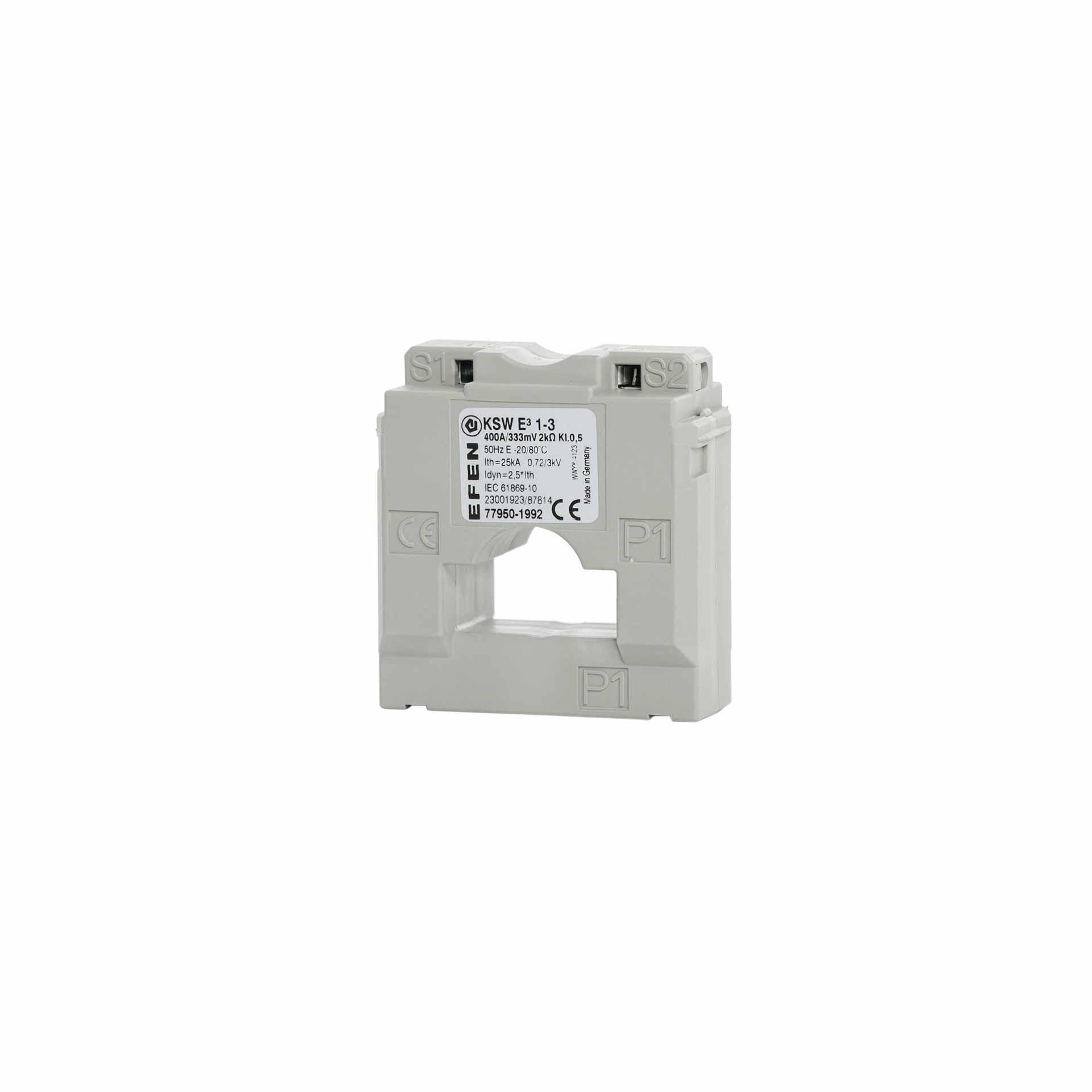 Kleinsignalwandler für NH-Sicherungslastschaltleisten, Gr.1-3, 400A/333mV, Set à 3 Stk.