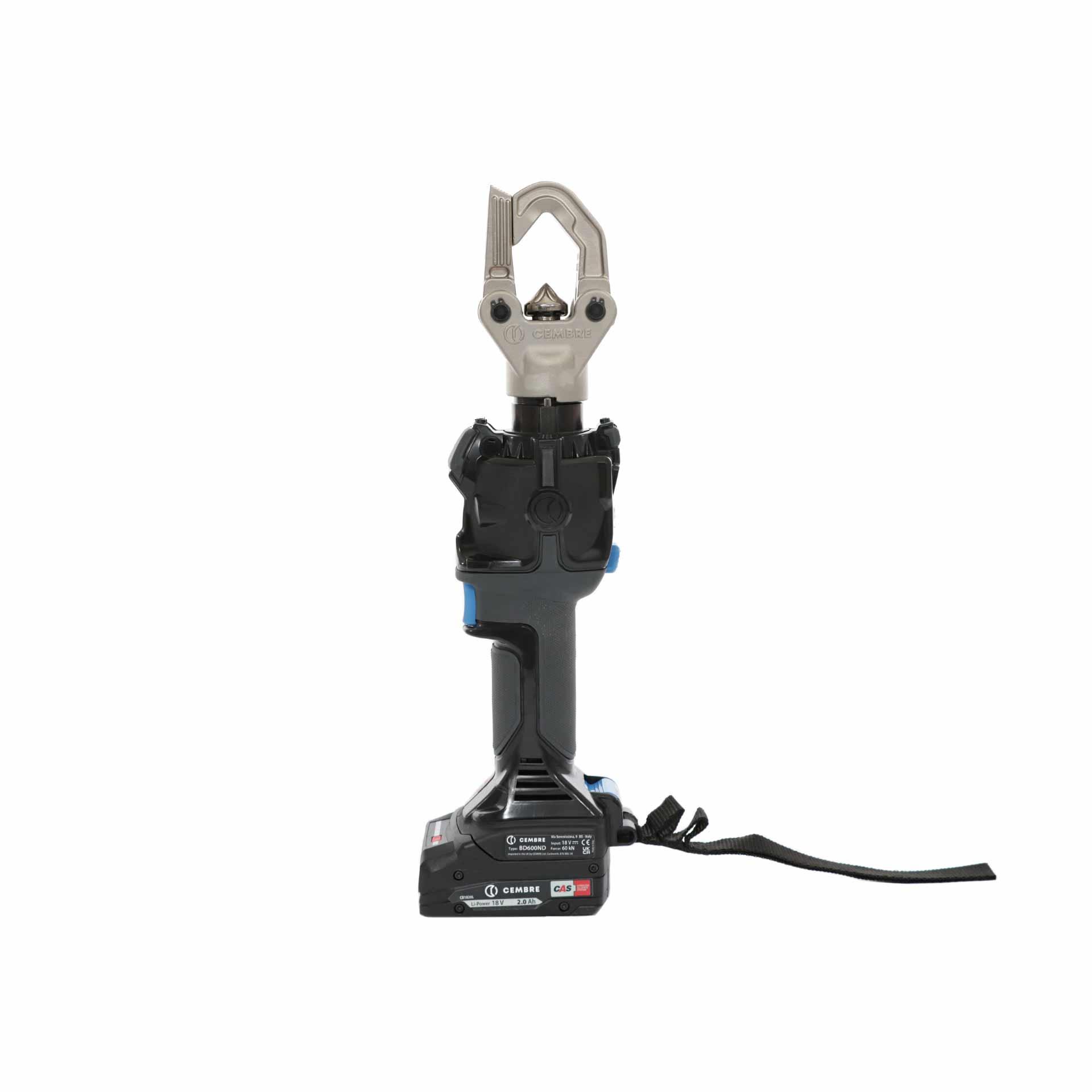 Akku Hydraulische Dornpresse 60kN für Rohrkabelschuhe 10 bis 240 mm², BD600ND, inkl. Profi Koffer