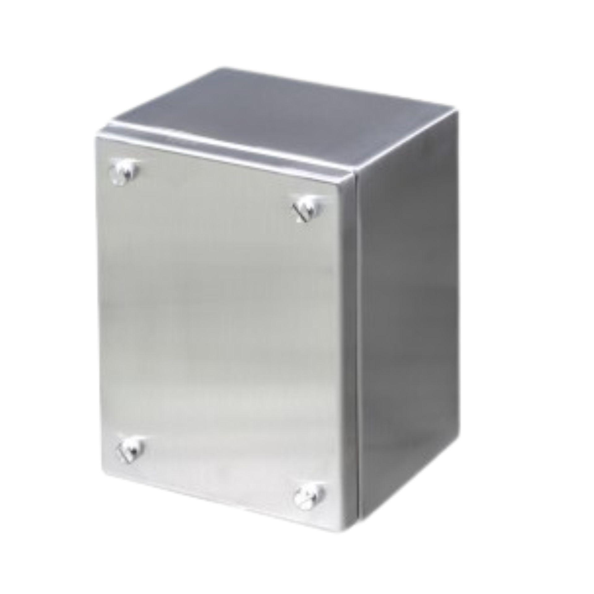 Edelstahl-Klemmenkasten V2A,  IP66, BxHxT 300x500x135mm, ohne Montageplatte