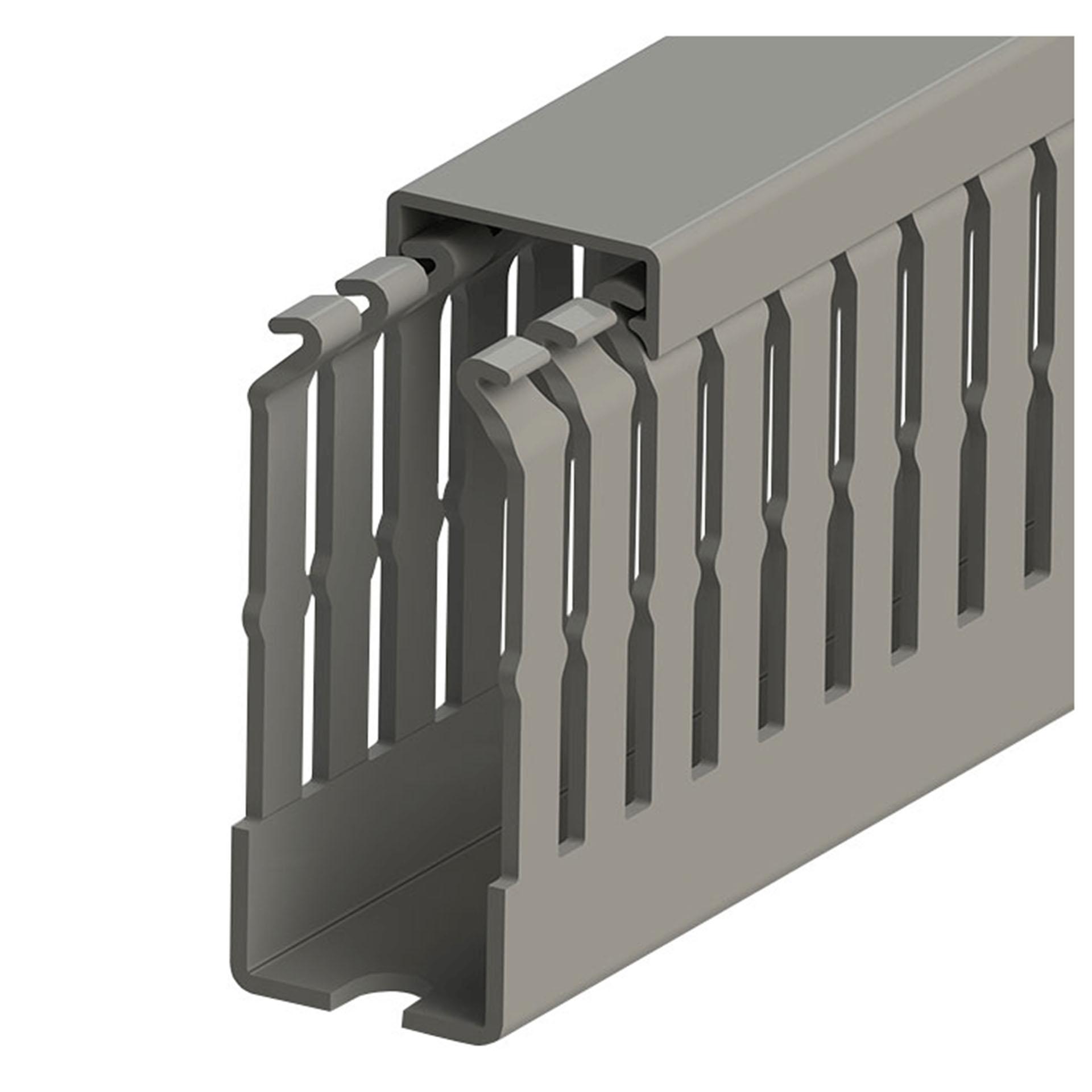 Kabelkanal PVC grau (VK-GN) / 25x60mm (BxH)