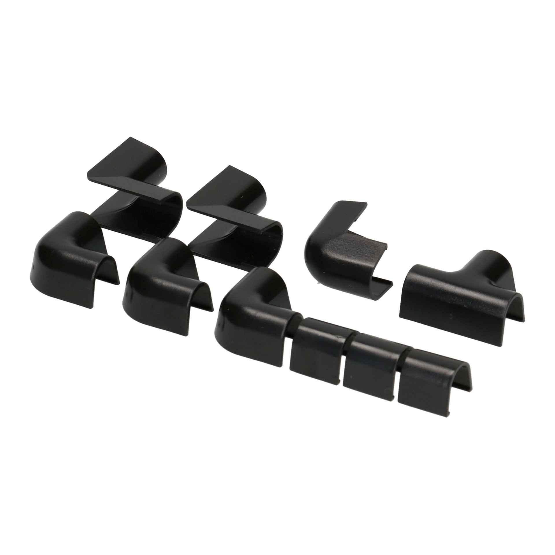 Kabelkanal Verbindungen 7mm schwarz