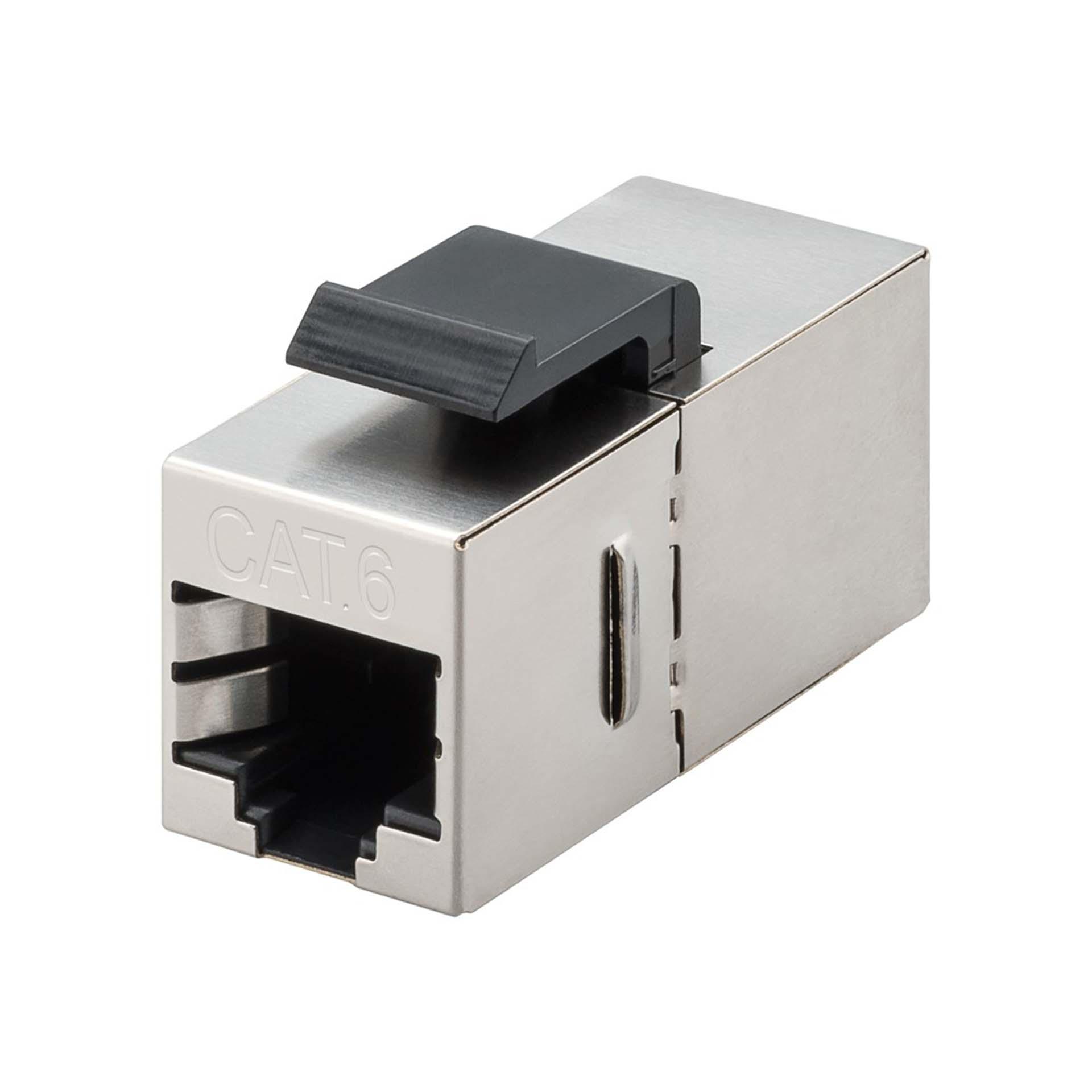 Keystone-Modul RJ45-Kupplung CAT 6, STP, 250MHz
