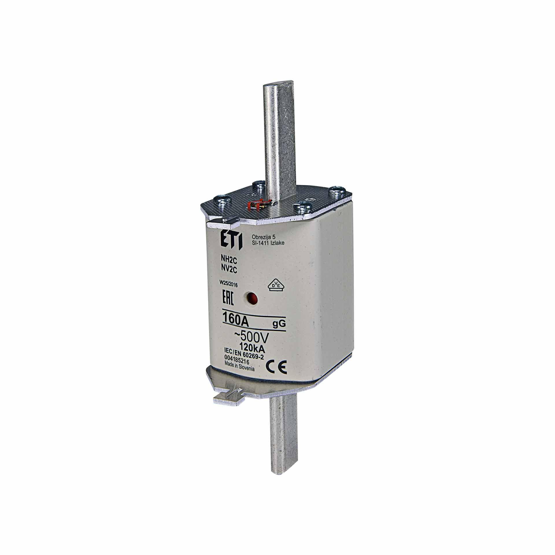 NH-Sicherung Gr.2  160A, Charakteristik gL-gG 500V