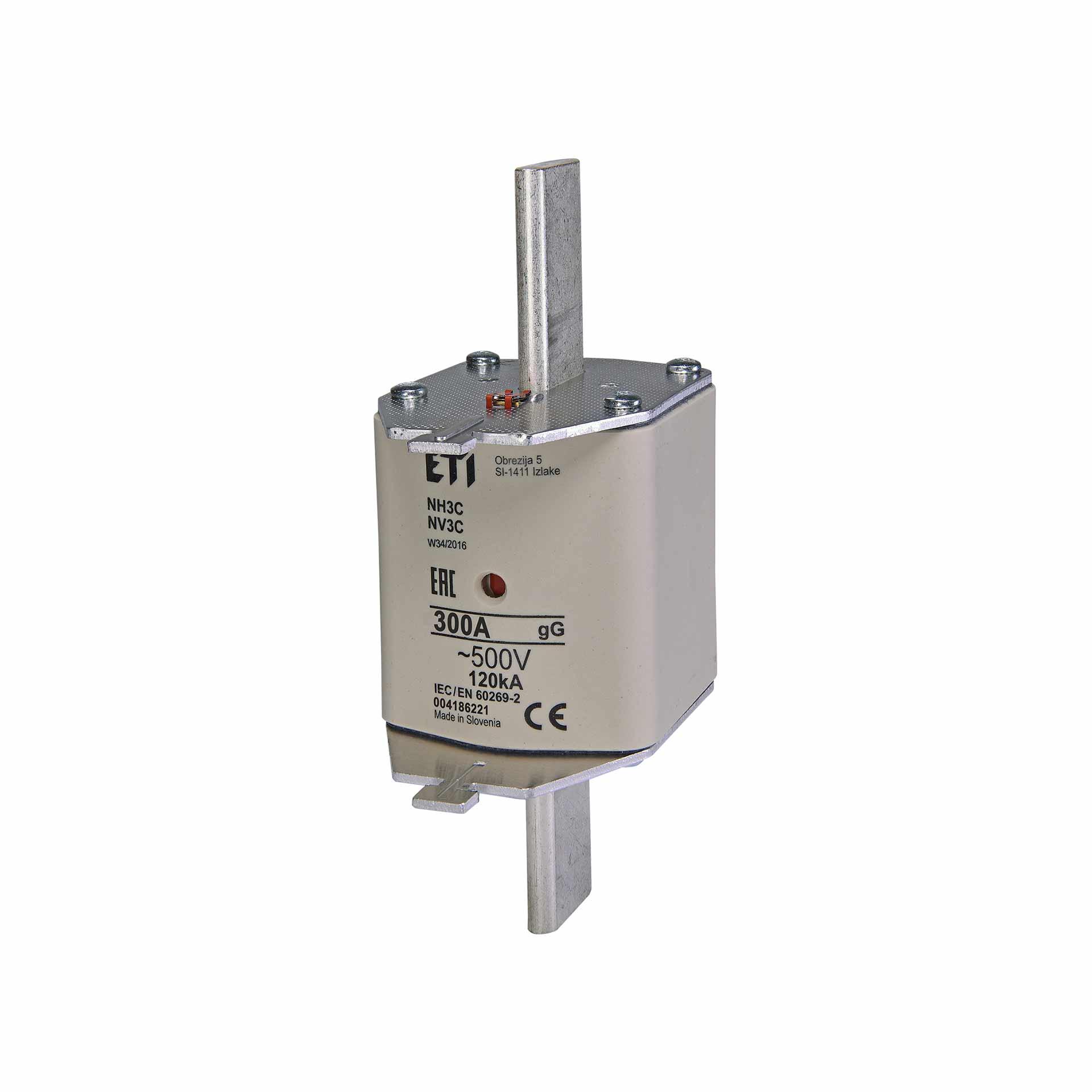 NH-Sicherung Gr.3  300A, Charakteristik gL-gG 500V