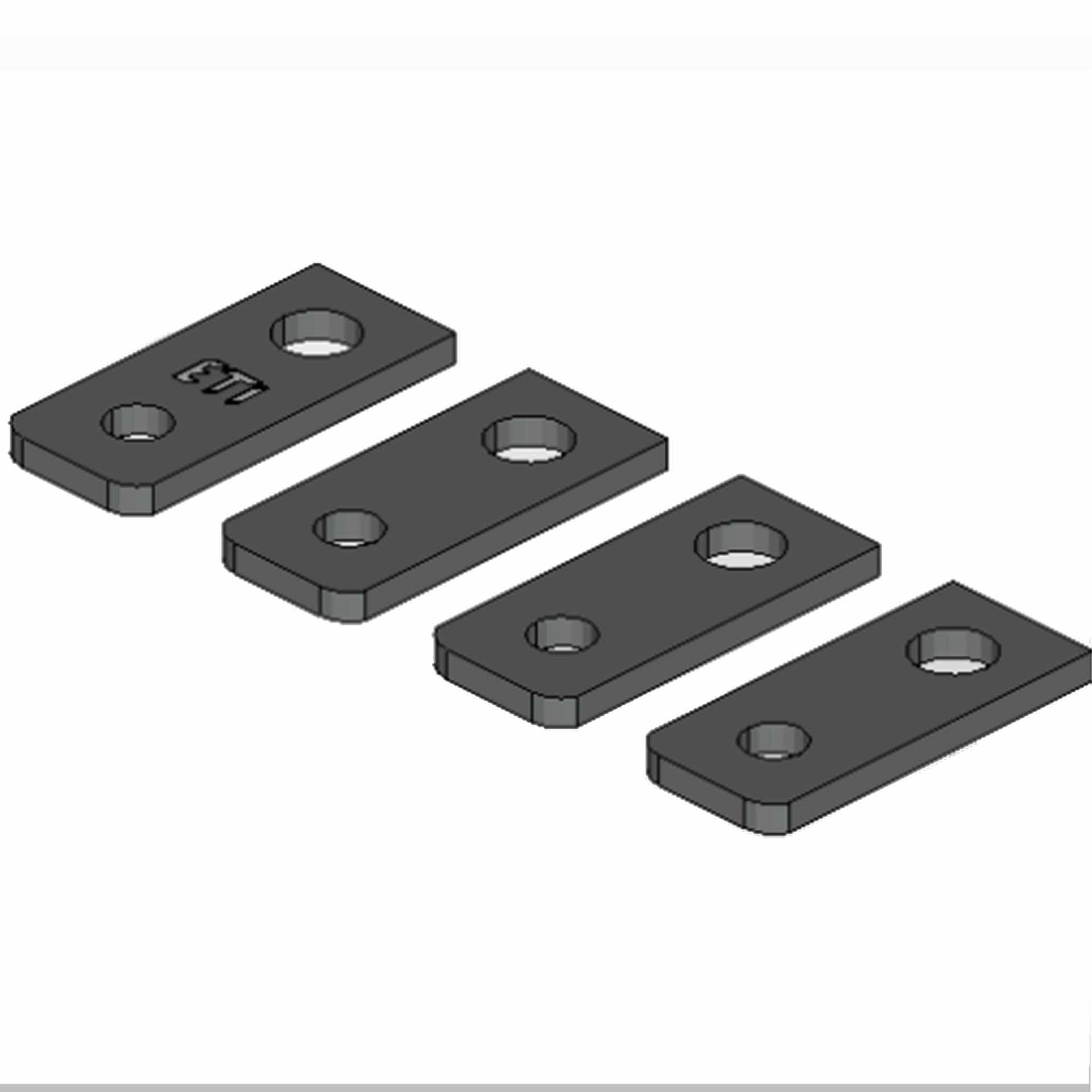 Anschlussverlängerung ZB2S, gerade, für EB2 160-250 4P