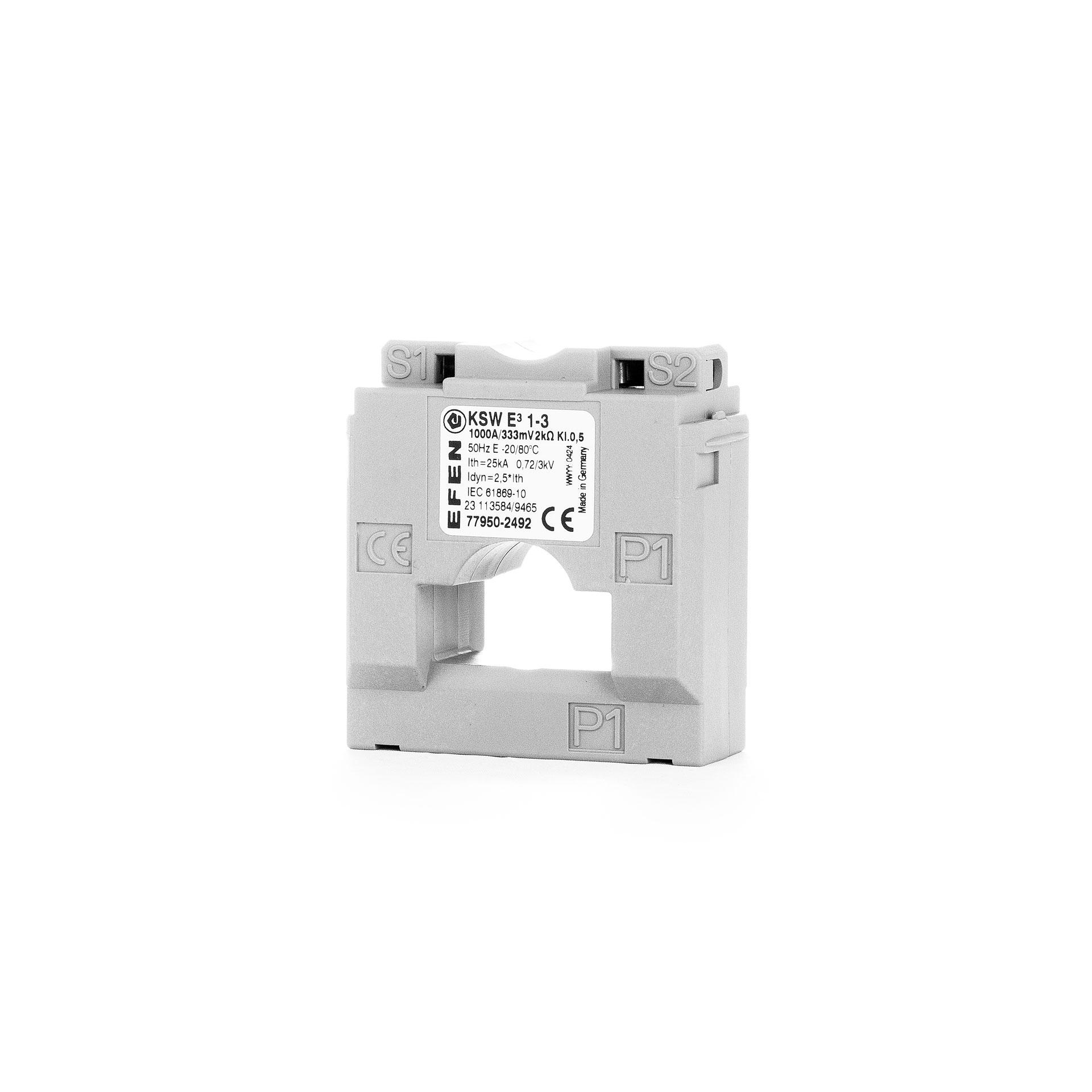 Kleinsignalwandler für NH-Sicherungslastschaltleisten, Gr.1-3, 1000A/333mV, Set à 3 Sk.