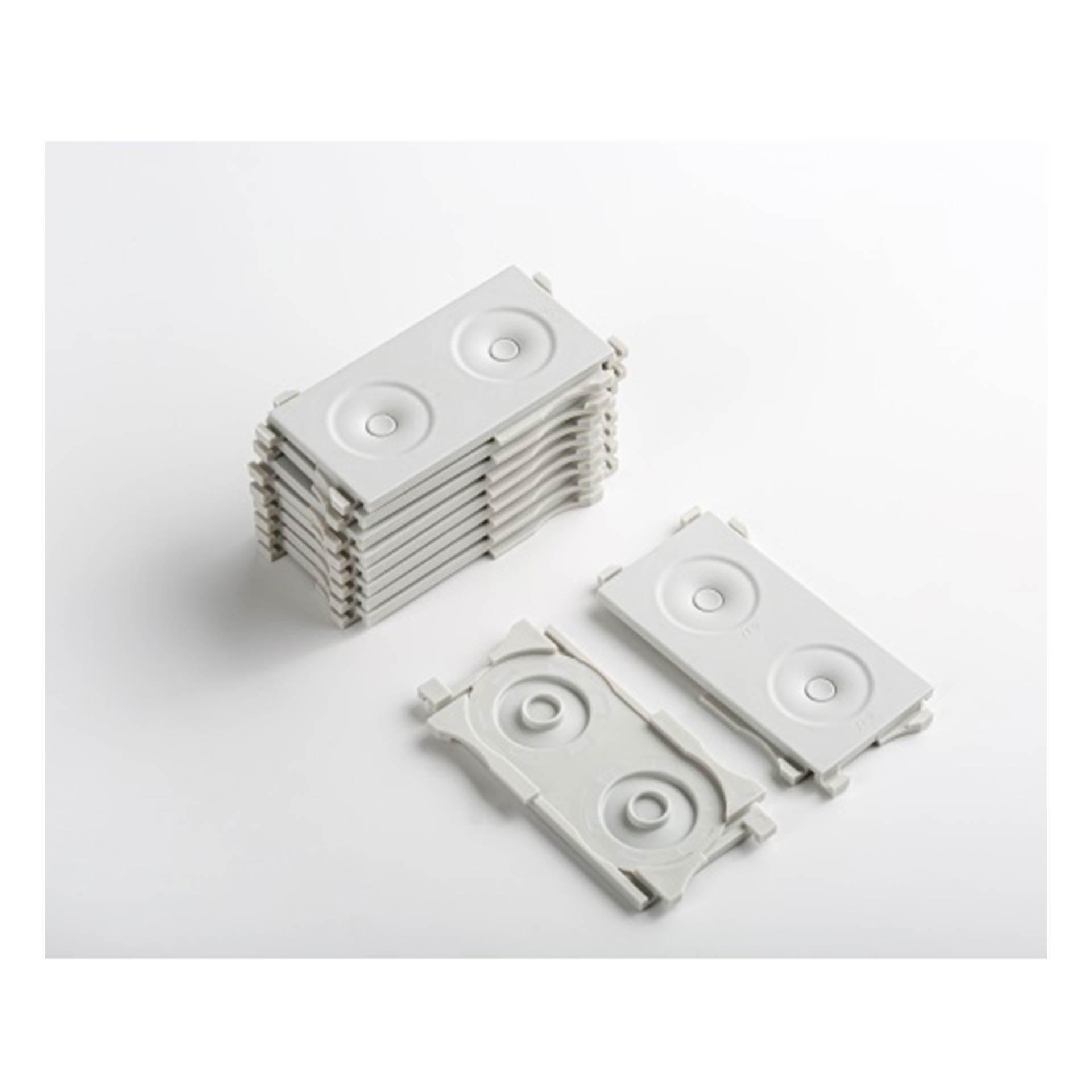 Abdeckung für Kabeldurchführung FL13,  BxH 68x34mm, 2x8-17 mm