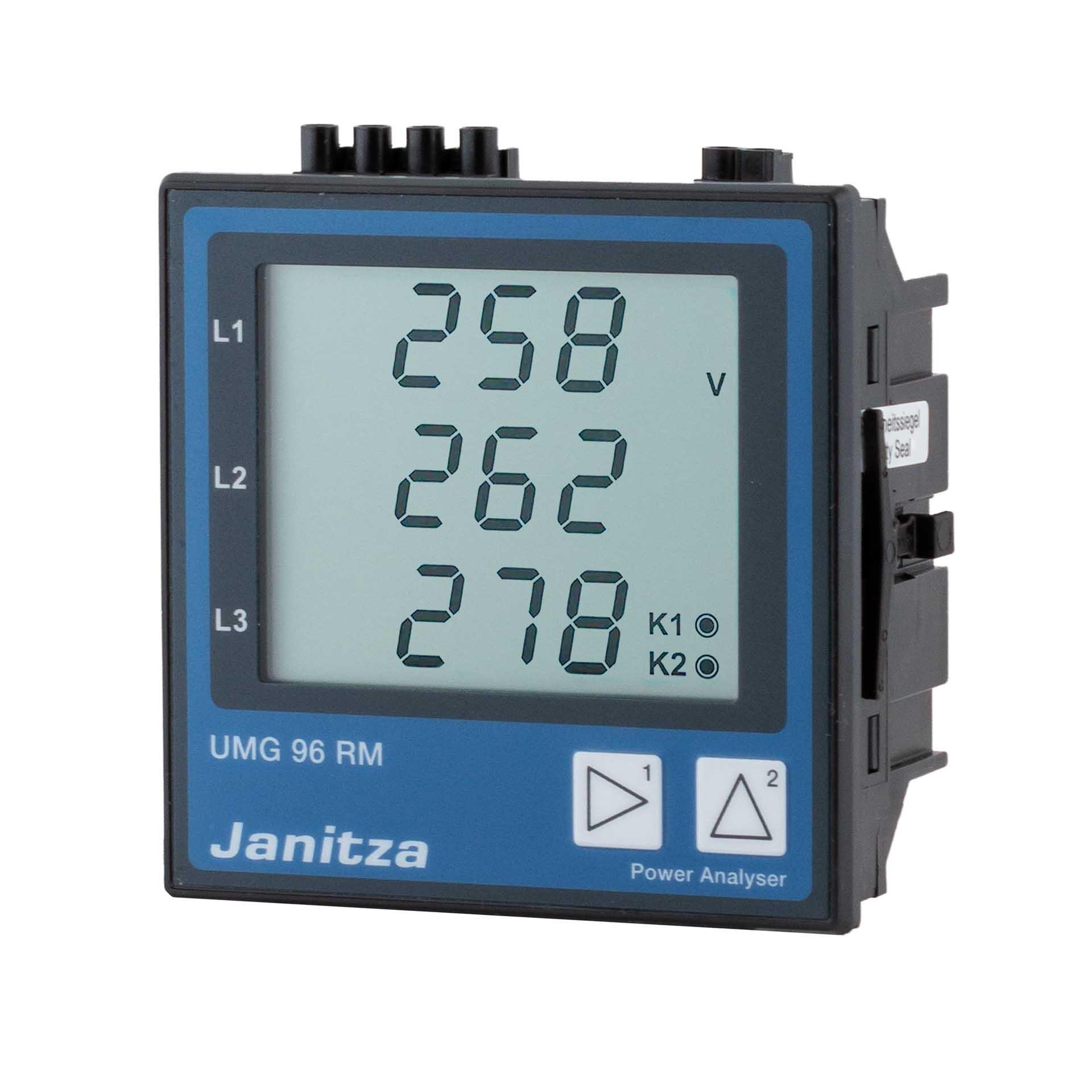 Janitza Multifunktionaler Netzanalysator mit M-Bus UMG 96RM-M