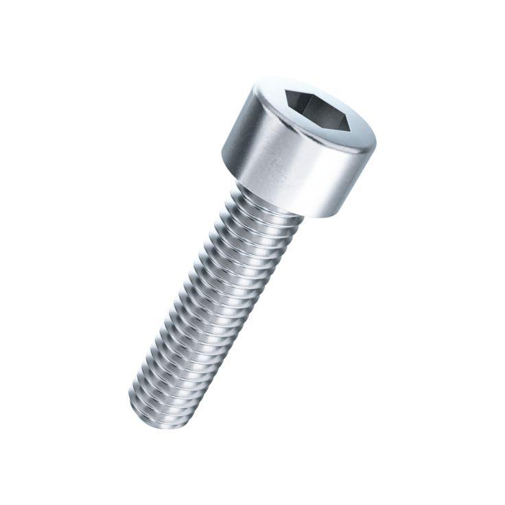 Zylinderkopfschraube mit Innensechskant M5x16mm, Stahl 8.8, verzinkt-blau